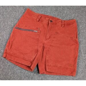 State of Elevenate Pebble Shorts Women Large Copper Hiking Outdoor Cotton Blend